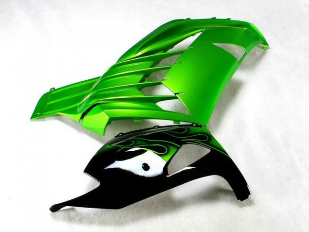 Carenagem Kawasaki ZX14R ZZR 1400 2012-2021 - Verde Preto Carenagem Kawasaki ZX14R ZZR 1400 2012-2021 - Verde Preto
