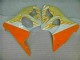 Carenagem Kawasaki ZX6R 2000-2002 - Branco Amarelo Chama Carenagem Kawasaki ZX6R 2000-2002 - Branco Amarelo Chama