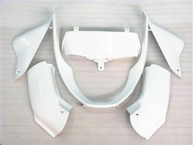 Carenagem Kawasaki ZX6R 2000-2002 - Brilhante Branco Carenagem Kawasaki ZX6R 2000-2002 - Brilhante Branco