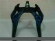 Carenagem Kawasaki ZX6R 2000-2002 - Preto & Azul Chama Carenagem Kawasaki ZX6R 2000-2002 - Preto & Azul Chama