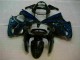 Carenagem Kawasaki ZX6R 2000-2002 - Preto & Azul Chama Carenagem Kawasaki ZX6R 2000-2002 - Preto & Azul Chama