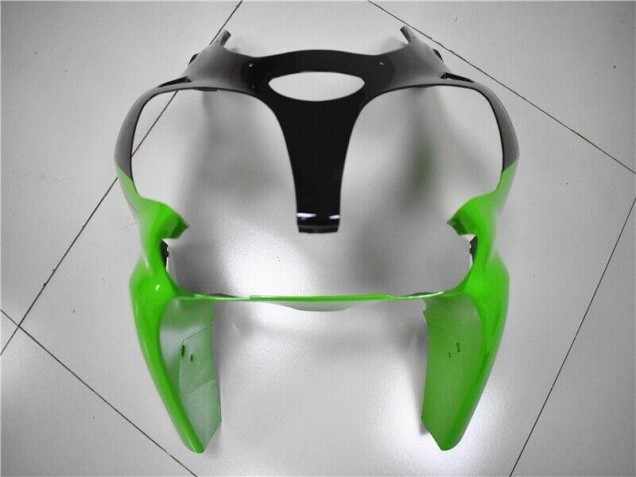 Carenagem Kawasaki ZX6R 2000-2002 - Verde Branco Preto Carenagem Kawasaki ZX6R 2000-2002 - Verde Branco Preto