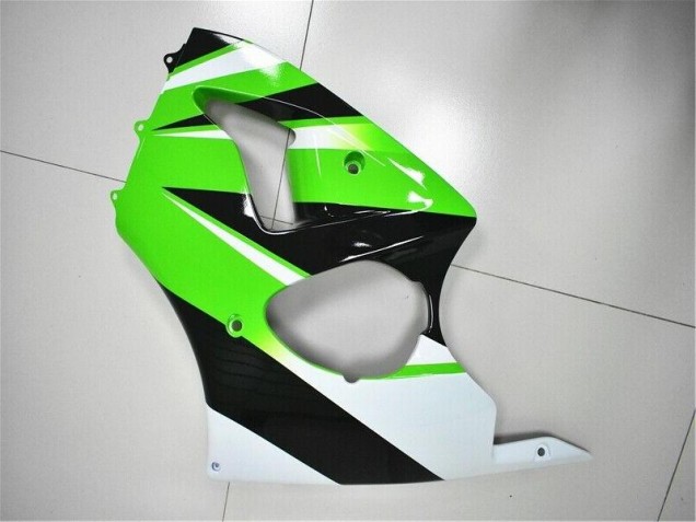 Carenagem Kawasaki ZX6R 2000-2002 - Verde Branco Preto Carenagem Kawasaki ZX6R 2000-2002 - Verde Branco Preto