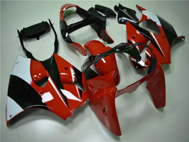 Carenagem Kawasaki ZX6R 2000-2002 - Vermelho Preto Branco Carenagem Kawasaki ZX6R 2000-2002 - Vermelho Preto Branco