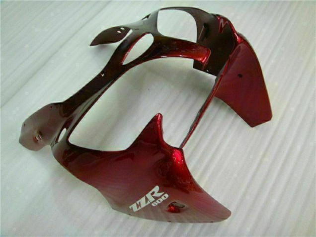 Carenagem Kawasaki ZX6R 2000-2002 - Vermelho Preto Carenagem Kawasaki ZX6R 2000-2002 - Vermelho Preto