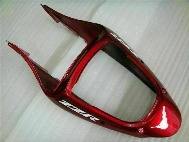 Carenagem Kawasaki ZX6R 2000-2002 - Vermelho Preto Carenagem Kawasaki ZX6R 2000-2002 - Vermelho Preto
