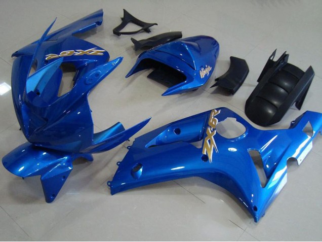 Carenagem Kawasaki ZX6R 2003-2004 - Azul Carenagem Kawasaki ZX6R 2003-2004 - Azul