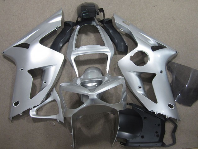 Carenagem Kawasaki ZX6R 2003-2004 - Prata Carenagem Kawasaki ZX6R 2003-2004 - Prata