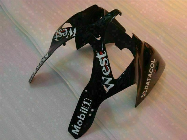 Carenagem Kawasaki ZX6R 2003-2004 - Preto West Ninja Carenagem Kawasaki ZX6R 2003-2004 - Preto West Ninja