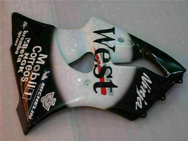 Carenagem Kawasaki ZX6R 2003-2004 - Preto West Ninja Carenagem Kawasaki ZX6R 2003-2004 - Preto West Ninja