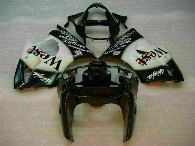 Carenagem Kawasaki ZX6R 2003-2004 - Preto West Ninja Carenagem Kawasaki ZX6R 2003-2004 - Preto West Ninja
