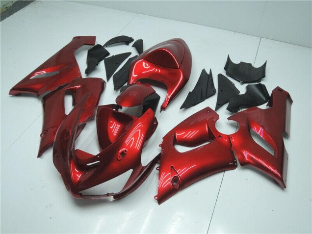 Carenagem Kawasaki ZX6R 2005-2006 - Doce Vermelho Carenagem Kawasaki ZX6R 2005-2006 - Doce Vermelho