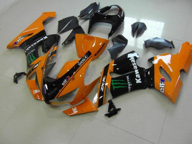 Carenagem Kawasaki ZX6R 2005-2006 - Laranja Monster Carenagem Kawasaki ZX6R 2005-2006 - Laranja Monster