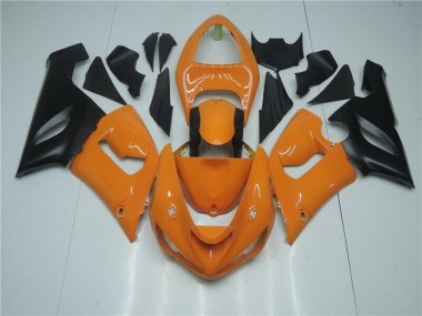 Carenagem Kawasaki ZX6R 2005-2006 - Laranja Preto