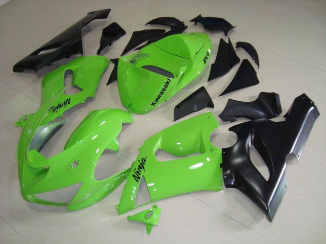 Carenagem Kawasaki ZX6R 2005-2006 - Lime Verde Carenagem Kawasaki ZX6R 2005-2006 - Lime Verde