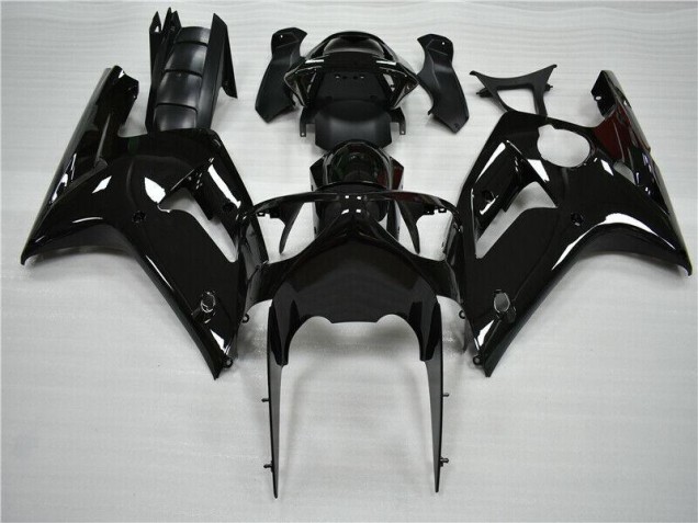 Carenagem Kawasaki ZX6R 2005-2006 - Preto Brilhante Carenagem Kawasaki ZX6R 2005-2006 - Preto Brilhante