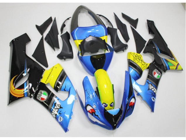 Carenagem Kawasaki ZX6R 2005-2006 - Tubarão Carenagem Kawasaki ZX6R 2005-2006 - Tubarão