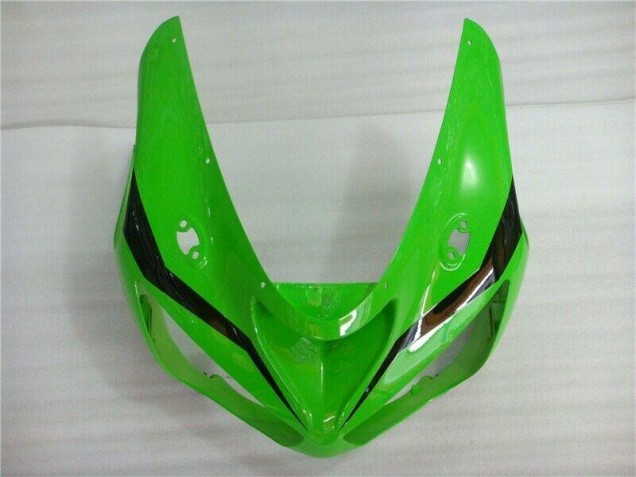 Carenagem Kawasaki ZX6R 2005-2006 - Verde Branco Preto Carenagem Kawasaki ZX6R 2005-2006 - Verde Branco Preto