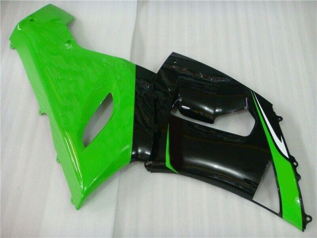 Carenagem Kawasaki ZX6R 2005-2006 - Verde Branco Preto Carenagem Kawasaki ZX6R 2005-2006 - Verde Branco Preto