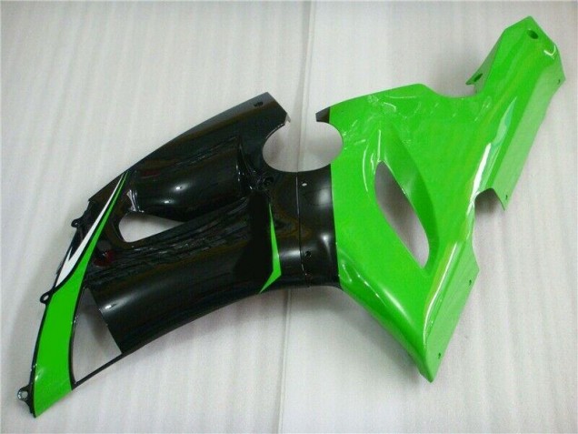 Carenagem Kawasaki ZX6R 2005-2006 - Verde Branco Preto Carenagem Kawasaki ZX6R 2005-2006 - Verde Branco Preto