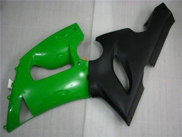 Carenagem Kawasaki ZX6R 2005-2006 - Verde Preto Fosco Carenagem Kawasaki ZX6R 2005-2006 - Verde Preto Fosco