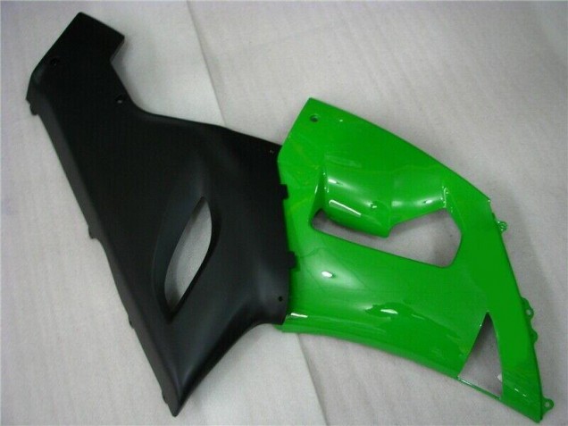 Carenagem Kawasaki ZX6R 2005-2006 - Verde Preto Fosco Carenagem Kawasaki ZX6R 2005-2006 - Verde Preto Fosco