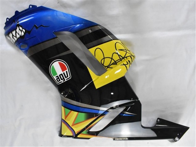 Carenagem Kawasaki ZX6R 2007-2008 - Azul Tubarão