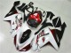 Carenagem Kawasaki ZX6R 2007-2008 - Branco Preto Vermelho Carenagem Kawasaki ZX6R 2007-2008 - Branco Preto Vermelho