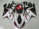 Carenagem Kawasaki ZX6R 2007-2008 - Branco Preto Vermelho Carenagem Kawasaki ZX6R 2007-2008 - Branco Preto Vermelho