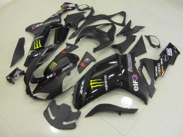 Carenagem Kawasaki ZX6R 2007-2008 - Preto Monster Carenagem Kawasaki ZX6R 2007-2008 - Preto Monster