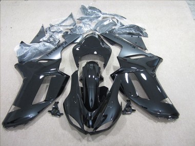 Carenagem Kawasaki ZX6R 2007-2008 - Preto Prata