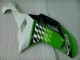 Carenagem Kawasaki ZX6R 2007-2008 - Verde Branco Ninja Carenagem Kawasaki ZX6R 2007-2008 - Verde Branco Ninja