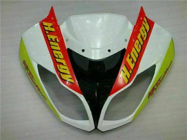 Carenagem Kawasaki ZX6R 2009-2012 - Branco Vermelho H. Energy Carenagem Kawasaki ZX6R 2009-2012 - Branco Vermelho H. Energy