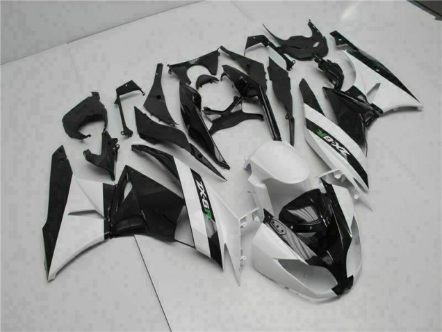 Carenagem Kawasaki ZX6R 2009-2012 - Preto Branco