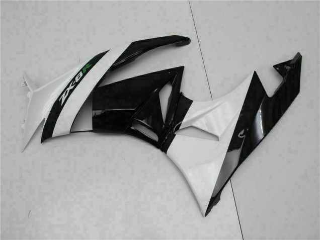 Carenagem Kawasaki ZX6R 2009-2012 - Preto Branco