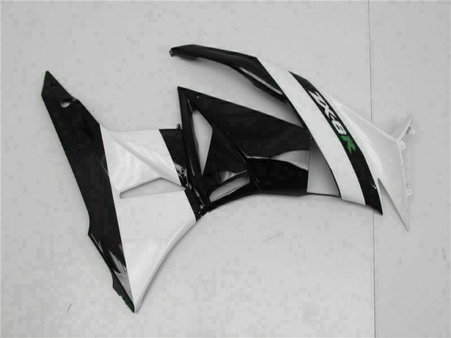 Carenagem Kawasaki ZX6R 2009-2012 - Preto Branco