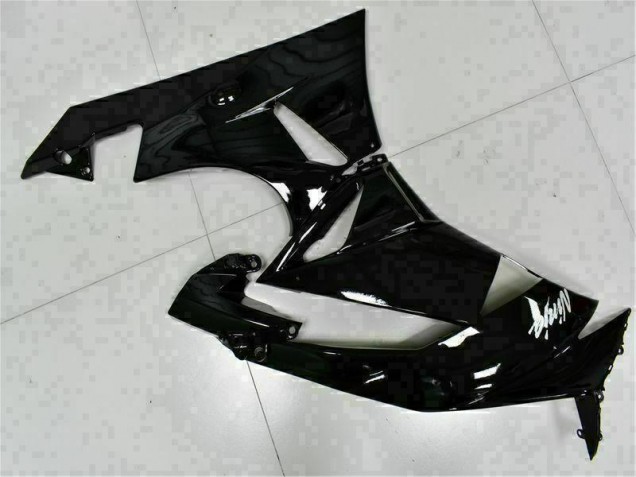 Carenagem Kawasaki ZX6R 2009-2012 - Preto Branco Ninja Carenagem Kawasaki ZX6R 2009-2012 - Preto Branco Ninja