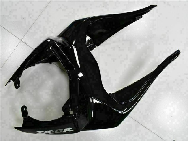 Carenagem Kawasaki ZX6R 2009-2012 - Preto Branco Ninja Carenagem Kawasaki ZX6R 2009-2012 - Preto Branco Ninja