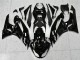 Carenagem Kawasaki ZX6R 2009-2012 - Preto Branco Ninja Carenagem Kawasaki ZX6R 2009-2012 - Preto Branco Ninja