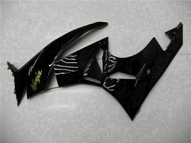 Carenagem Kawasaki ZX6R 2009-2012 - Preto Ouro Ninja Carenagem Kawasaki ZX6R 2009-2012 - Preto Ouro Ninja