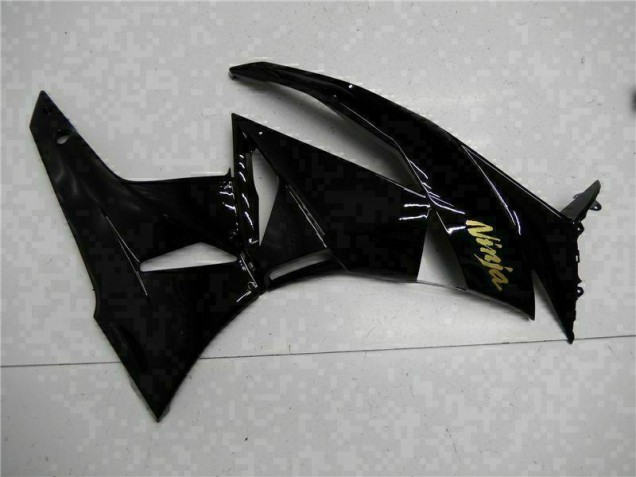 Carenagem Kawasaki ZX6R 2009-2012 - Preto Ouro Ninja Carenagem Kawasaki ZX6R 2009-2012 - Preto Ouro Ninja