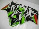 Carenagem Kawasaki ZX6R 2009-2012 - Preto Verde Vermelho Carenagem Kawasaki ZX6R 2009-2012 - Preto Verde Vermelho
