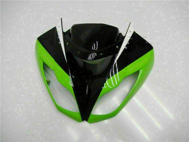 Carenagem Kawasaki ZX6R 2009-2012 - Preto Verde Vermelho Carenagem Kawasaki ZX6R 2009-2012 - Preto Verde Vermelho