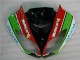 Carenagem Kawasaki ZX6R 2009-2012 - Preto Vermelho Verdecard