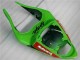 Carenagem Kawasaki ZX6R 2009-2012 - Preto Vermelho Verdecard
