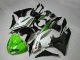Carenagem Kawasaki ZX6R 2009-2012 - Verde Preto Branco 25 Carenagem Kawasaki ZX6R 2009-2012 - Verde Preto Branco 25
