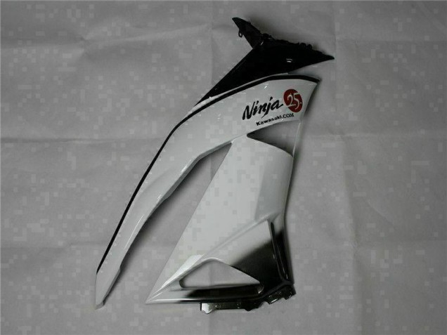 Carenagem Kawasaki ZX6R 2009-2012 - Verde Preto Branco 25 Carenagem Kawasaki ZX6R 2009-2012 - Verde Preto Branco 25