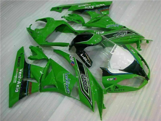 Carenagem Kawasaki ZX6R 2009-2012 - Verde Preto LeoVince Carenagem Kawasaki ZX6R 2009-2012 - Verde Preto LeoVince