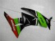 Carenagem Kawasaki ZX6R 2009-2012 - Verde Preto Vermelho