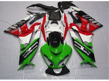 Carenagem Kawasaki ZX6R 2009-2012 - Verde Vermelho